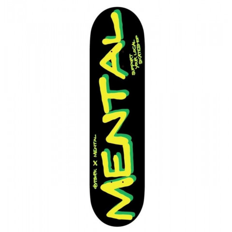 Дека для скейтборда Mental X Footwork Black 8.25 Дека для скейтборда Mental X Footwork Black 8.25
